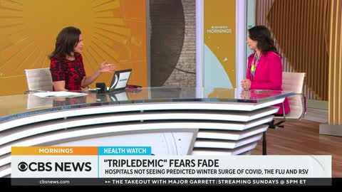 "Tripledemic" fears fade as flu, COVID and RSV infection rates ease