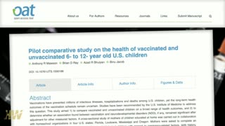 STUDIO: comparazione tra bambini vaccinati e non vaccinati, i non vaccinati sono mediamente più sani