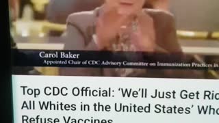 CDC official wants to get rid of whites