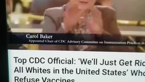 CDC official wants to get rid of whites