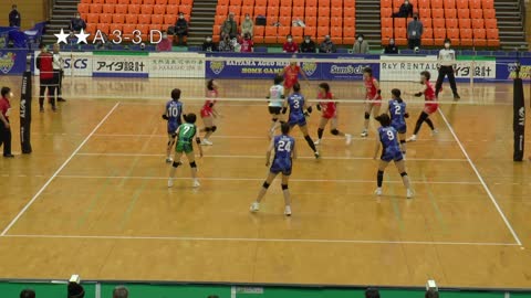 20230128 V-league AGEO vs DENSO Court End View