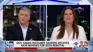 Sarah Sanders dismisses attacks from Gavin Newsom