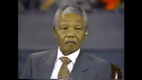 Mandela roasting a Western reporter for giving him a disapproving lecture