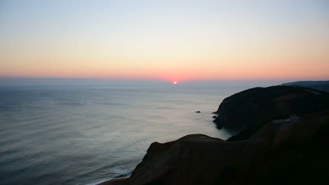 Sunrise on the Beach _ Ocean Waves Sound _ Free stock footage _ Free HD Videos