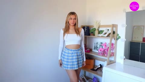 SCHOOl GIRL mini skirt try on haul! 📕🍑🔥