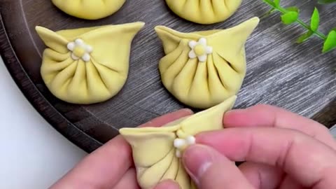 Magical Oriental dough # dough shape # imaginative pleated dumplings # creative dumplings