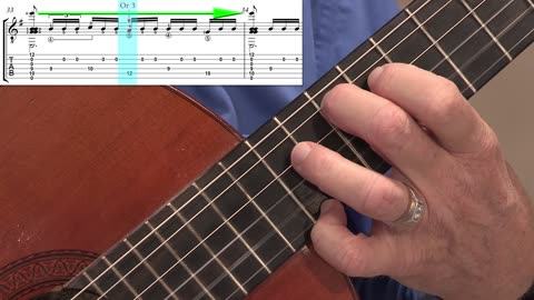Technique Left-Hand, Part I. Video 41: Tremolo, high E minor chord, m33-35, Options A and B