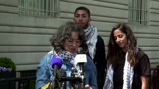 WATCH: Columbia Gaza Protester Who Denied Asking For Food Did That Exact Thing