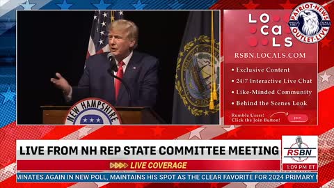 President Trump Addresses the New Hampshire Republican Party