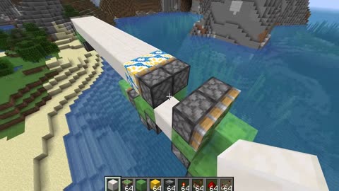 Self Building BRIDGES in Minecraft!