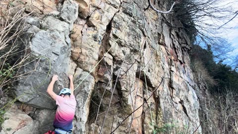 87. Real Rock! A trip to Wyndcliff Quarry with the Oxford University Mountaineering Club Feb24