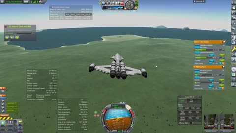 KSP SSTO Landing