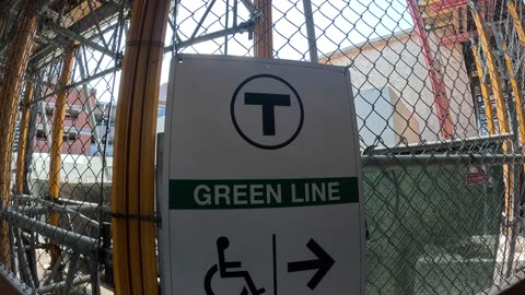 What does it look like inside a Boston subway train station? #train #trainstation