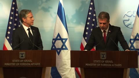 WATCH: Secretary Blinken holds briefing with Israeli Foreign Minister Cohen after surge in violence
