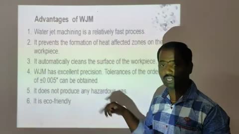 Water Jet Machining (WJM) telugu lecture