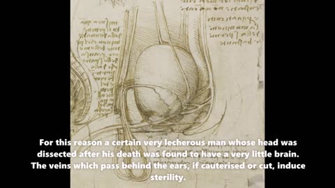 Leonardo Da Vinci knew about THE POWER OF SEMEN!