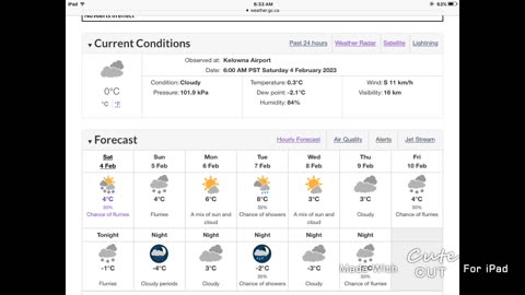 Mild Weather On The Way For The Okanagan Valley!