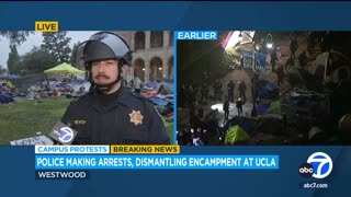 More than 100 protesters arrested at UCLA, encampment cleared