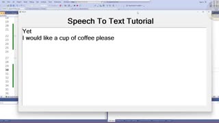 How to Create a Speech To Text App in C#