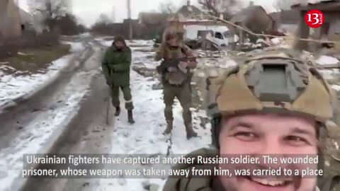 "We are taking Russian soldier to a vacation - a "walk" with Russian hostage