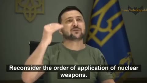 Zelensky: ''NATO SHOULD NUKE MOSCOW''