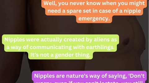 Why Do Men Have Nipples if They Don’t Lactate? | Who Created Nipples?