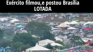 O próprio QG filmou Brasília lotada de manifestantes contra as fraudes