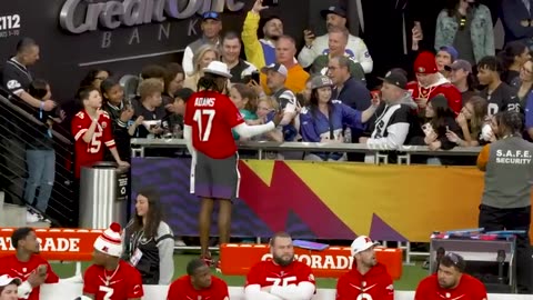US Sports Net Today! Adams Mic'd Up During The Pro Bowl