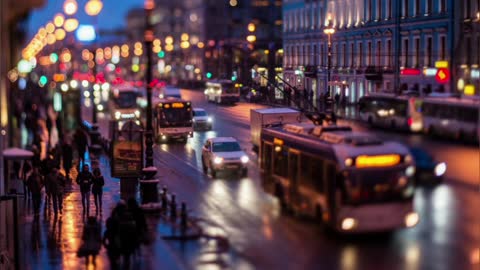 City Traffic Sounds White noise for Study, Sleeping, Relax ASMR Ambient Sounds