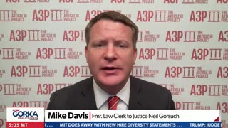 Mike Davis to Sebastian Gorka: “Gag Orders Are Supposed To Protect Criminal Defendants”