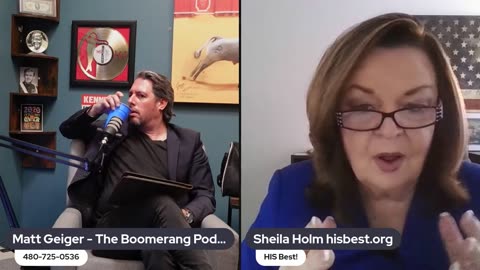 Special Guest Sheila Holm, Author and True American Patriot | The Boomerang Podcast 130