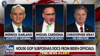 HOUSE GOP SUBPOENAS DOCS FROM BIDEN OFFICIALS!