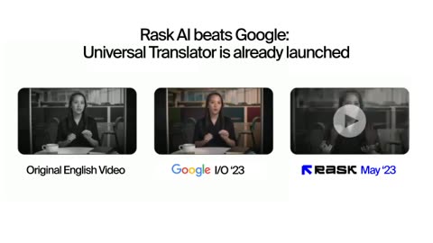 Rask AI beats Google_ Universal Translator is already launched