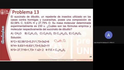 CEPRE UNI 2021 - 2 | SEMANA 09 | QUÍMICA S02