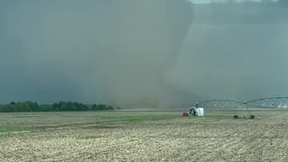 Close Encounter With a Landspout Tornado