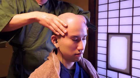 ASMR | Shaved Head Massage