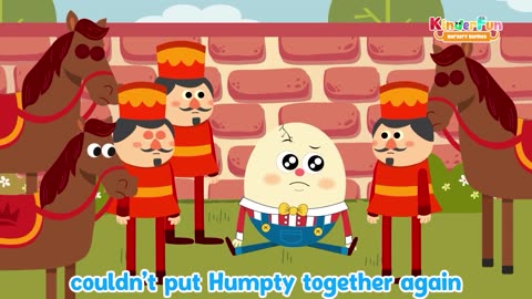 Humpty Dumpty Sat On A Wall Rhyme | Funny Poems for Kids 👶 | Nanyland Kids TV Nursery Rhymes