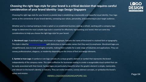 Choosing the right logo style for your brand is a critical decision that requires careful