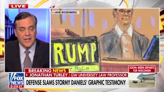 Jonathan Turley Blames Judge For Enabling Stormy Daniels' 'Dumpster Fire' Testimony