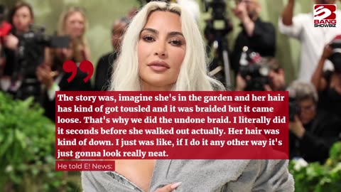 Kim Kardashian's Red Carpet Hair Emergency.