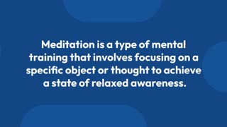 Meditation is a powerful tool for promoting relaxation