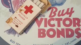 ▶ Smoking An 82yr Old Cigarette..Rare WW2 Canadian Red Cross Tobacco -Made by Players