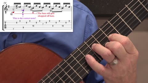 Technique Left-Hand, Part I. Video #62: m53-58, alternative versions without arpeggios