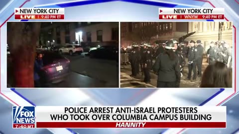 BREAKING_ Police arrest anti-Israel protesters at Columbia University