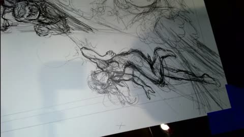 Time Lapse: Penciling Page 113 in 12 Minutes