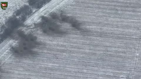 Russian Mi-24 Attack Helicopter Blown Out Of The Sky By Ukrainian Artillery