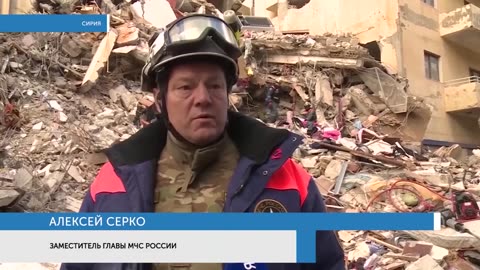 Help came on time: Russian and Belarusian rescuers work on the ruins of the earthquake