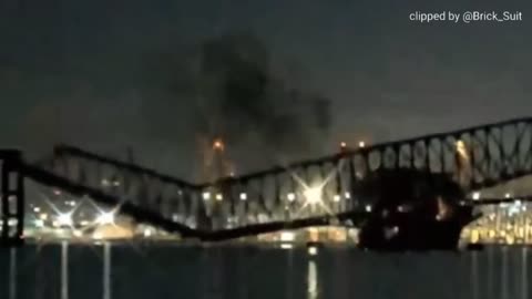 Cargo ship loses power, crashes into the Baltimore Bridge
