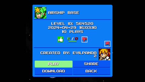 Mega Man Maker Level Highlight: "Airship Base" by EvilPanda 2