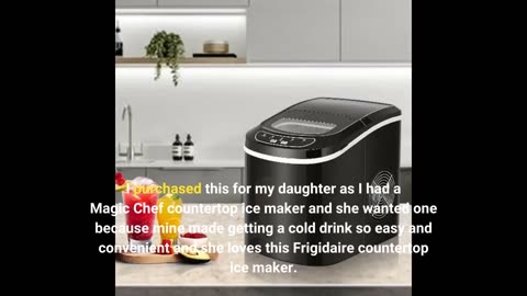Frigidaire Compact Countertop #IceMaker Makes 26 Lbs.-Overview